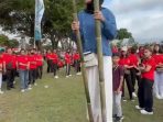 Polres Magelang Kota berhasil memecahkan rekor MURI Tarian Sluku-Sluku Batok dengan peserta terbanyak di Alun-alun Kota Magelang, Minggu 2 Juli 2023 lalu.