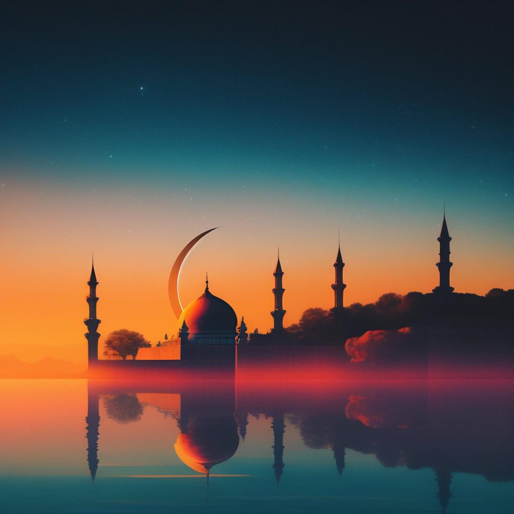 lustrasi satu Suro dan satu Muharram. Dari freepik