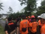 Koordinasi personel pencarian potongan tubuh dugaan korban mutilasi di Turi Sleman.