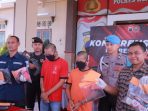 Pencuri spesialis minimarket diamankan aparat Polres Klaten. Foto: humas Polres Klaten.