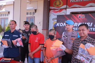 Pencuri spesialis minimarket diamankan aparat Polres Klaten. Foto: humas Polres Klaten.