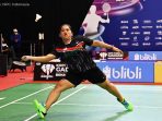 Leani Ratri Oktila, atlet Indonesia yang berhasil membawa tiga medali emas di ajang FOX'S Indonesia Para Badminton International 2023.