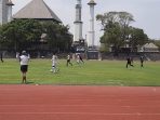 Kejuaraan Liga Bola Rakyat (Libra) Solo Raya Premier League Piala Prabowo Subianto yang digelar di Stadion Sriwedari, Sabtu 2 September 2023.