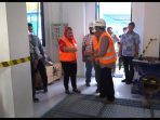 Walikota Semarang melakukan inspeksi mendadak (sidak) di reservoir PDAM