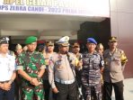 Direktur Lalu Lintas Polda Jateng, Kombes Pol Agus Suryo Nugroho saat memimpin gelar pasukan operasi Zebra Candi 2023