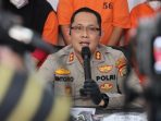 Kasat Reskrim Polres Metro Jakarta Selatan, AKBP Bintoro saat memberikan keterangan pers. (Foto: PMJ News)