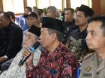 Pejabat utama Polda DIY saat menerima beragam keluhan masyarakat dalam program Jumat Curhat di Kabupaten Bantul.