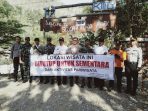 Sungai Oya yang berada di kawasan Desa wisata Selopamioro Park (Selopark) resmi ditutup oleh jajaran Polsek Imogiri