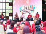Menparekraf Sandiaga Uno saat hadir dalam acara Nemuin Komunitas (Netas) di di Omah Rayap Wonogiri, Jawa Tengah, Jumat 6 Oktober 2023.