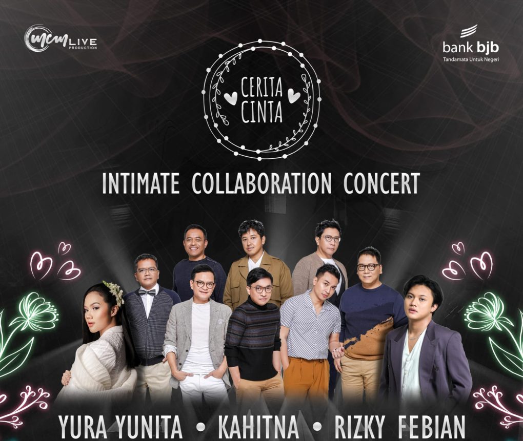 Tiga penyanyi akan tampil dalam Konser Cerita Cinta yang akan digelar di Edutorium KH Ahmad Dahlan UMS, Kota Solo, Jawa Tengah pada Sabtu 28 Oktober 2023.