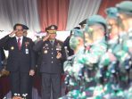 Nana saat menghadiri HUT ke-78 TNI dan HUT ke-73 Kodam IV/ Diponegoro, di Makodam IV/ Diponegoro, Kamis (5/10/2023)
