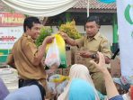 Para petani sayur di wilayah Kabupaten Batang turut terlibat dalam Operasi Pasar Murah