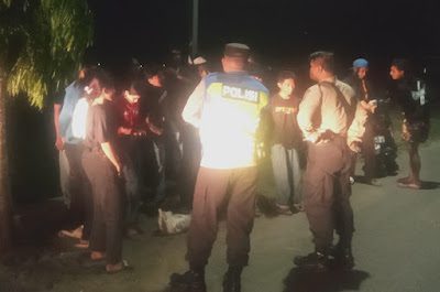 Polisi mengamankan belasan remaja alias ABG mencurigakan yang kedapatan nongkrong hingga dini hari