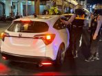 Tim Sparta Polresta Solo terlibat aksi kejar-kejaran dengan mobil berknalpot brong di Jalan Gatot Subroto, Kota Solo, Jawa Tengah, Minggu 17 Desember 2023 dini hari. (Foto: dok. Humas Polresta Solo)