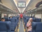 KA Argo Lawu rangkaian Eksekutif dan Luxury New Generation perdana diberangkatkan dari Stasiun Solo Balapan, Kota Solo, Jawa Tengah, Senin 18 Desember 2023. (Foto: dok. Humas Daop 6 Yogyakarta)