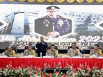 Kapolda Jateng Irjen Ahmad Lutfi saat memberikan keterangan dalam Press Rilis Akhir Tahun 2023 yang diselenggarakan di Gedung Borobudur Mapolda Jateng pada Jumat 29 Desember 2023. (Foto: Dok. Humas Polda Jateng)