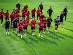 Hari kedua masa pemusatan latihan (TC) timnas di Antalya, Turki. Foto: PSSI