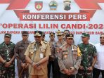 Gelar Pasukan Operasi Lilin Candi 2023-2024, di Lapangan Pancasila (Simpanglima), Semarang, Jumat (22/12/2023)