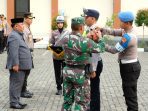 Kepolisian Resort Temanggung menggelar Apel Pasukan Operasi Lilin Candi 2023