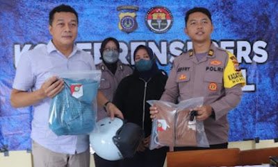 Jajaran Polsek Bangutapan, menangkap seorang wanita berinisial S (50), warga Depok, Sleman.