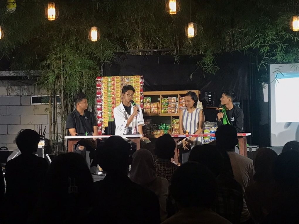 Alam Ganjar dalam diskusi Cerita Kita di Tilasawa Coffe, Sleman Selasa (9/1/2024) malam