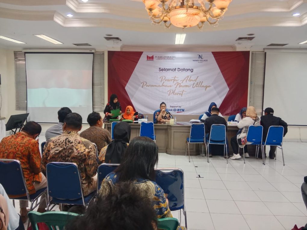 akad massal perumahan Nawa Village Pleret di kantor Bank BTN Jogja Jalan Jenderal Sudirman Jogja