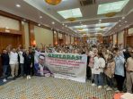 Sejumlah perwakilan petani dan nelayan di Semarang Raya mendukung pencalonan Sudaryono menjadi cagub Jateng saat rakerja Tani Merdeka Karesidenan Semarang, Kamis 29 Februari 2024. (Foto: dok. ist)