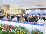 Rakor Kesiapan Angkutan Lebaran bersama Menteri Perhubungan (Menhub), Budi Karya Sumadi di Mapolda Jateng, Minggu 31 Maret 2024. (Foto: dok Humas Polda Jateng)