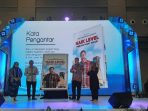CEO Kusuma Mulia Group, Rudy Indijarto Sugiharto saat melaunching buku biografinya "Naik Level Jadi Pusat Solusi" di Hotel Alila Solo, Rabu 6 Maret 2024. (Foto: Putri Sejati)