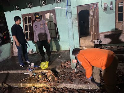 Sebuah ledakan yang diduga akibat petasan terjadi di Padukuhan Gedangsari, Kalurahan Wijirejo, Pandak, Bantul, Minggu (10/3/2024) sekira pukul 17.40.