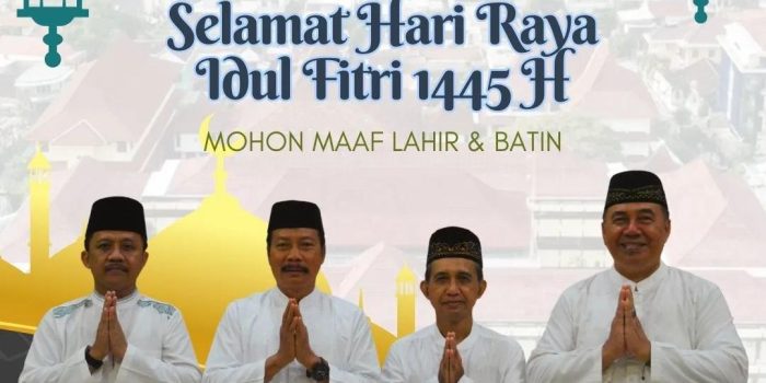 Civitas Akademika Unisri Surakarta mengucapkan Selamat Hari Raya Idul Fitri 1445 H. (Foto: dok ist)