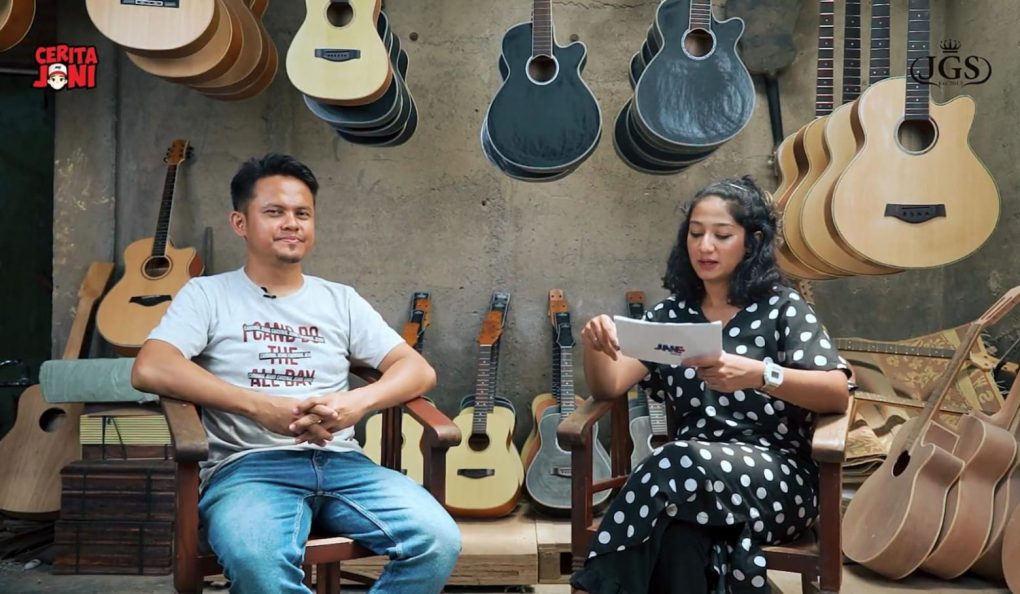 Owner JGS, Imam Masuri berbagi kisah dalam Cerita Joni. (Foto: tangkapan layar Youtube JNE_ID)