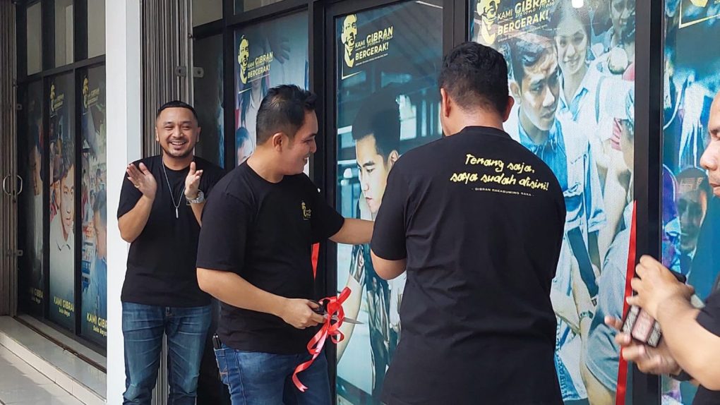 Peresmian Kantor DPD Kami Gibran Solo Raya, Kamis 16 Mei 2024. (Foto: Putri Sejati)