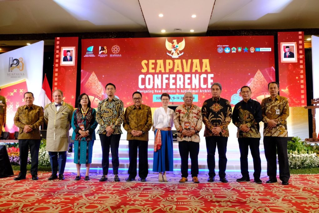 Opening Ceremony SEAPAVAA Conference ke-28 dengan tema Navigating New Horizons in Audiovisual Archiving yang berlangsung di The Sunan Hotel Solo, Selasa 11 Juni 2024. (Foto: Putri Sejati)