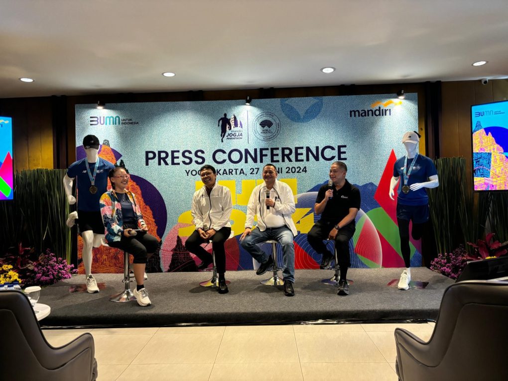 Konferensi Pers Mandiri Jogja Marathon 2024