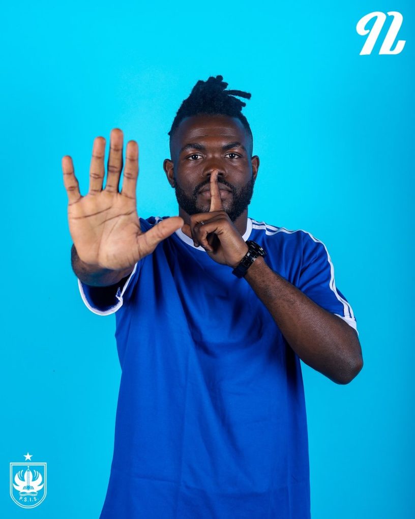 PSIS Semarang merekrut striker asing, Sudi Abdallah. Foto: instagram PSIS