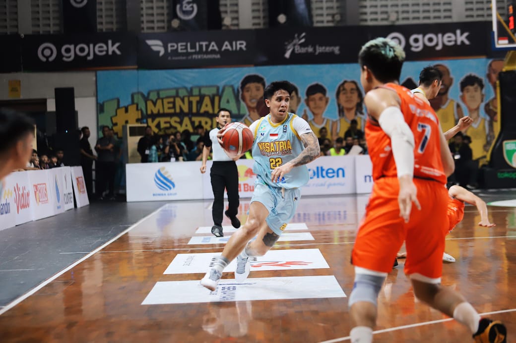 KBS lagi-lagi harus mengalami kekalahan di laga kandang saat menjamu Pelita Jaya Jakarta dalam laga lanjutan IBL 2024 di GOR Sritex Arena, Jumat 5 Juli 2024 malam. (Foto: dok. MO KBS)