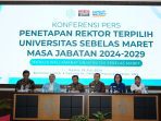 MWA UNS Solo menetapkan Prof Dr Hartono sebagai Rektor terpilih masa jabatan 2024-2029 setelah menggelar rapat pleno, Kamis 18 Juli 2024. (Foto: Putri Sejati)