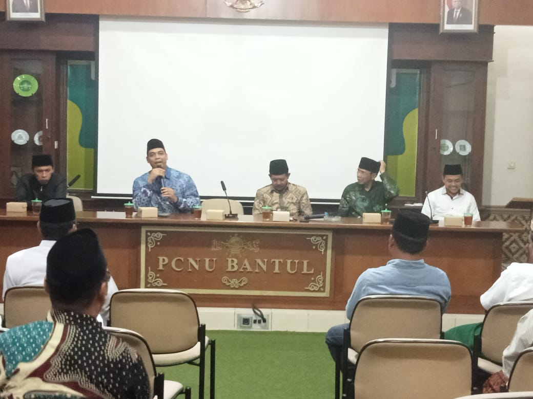 Pasangan Joko-Rony Silaturahmi ke PCNU Bantul