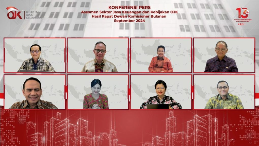 Pres confrence hasil RDK OJK bulan September. (Foto: dok OJK)