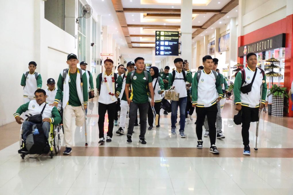 Sejumlah kontingen Peparnas XVII Solo 2024 mulai berdatangan ke Kota Solo, Selasa 1 Oktober 2024. (Foto: dok. PB Peparnas XVII Solo 2024)