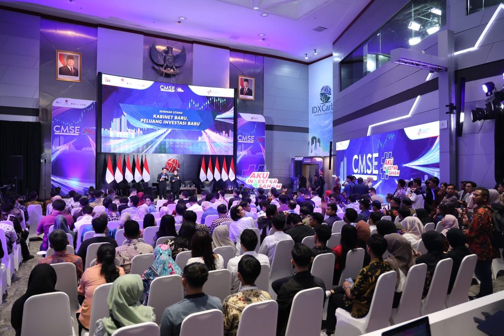 Digelar mulai Kamis hingga Sabtu 6-9 November 2024, CMSE 2024 mengangkat tema #AkuInvestorSaham. (Foto: dok. BEI)