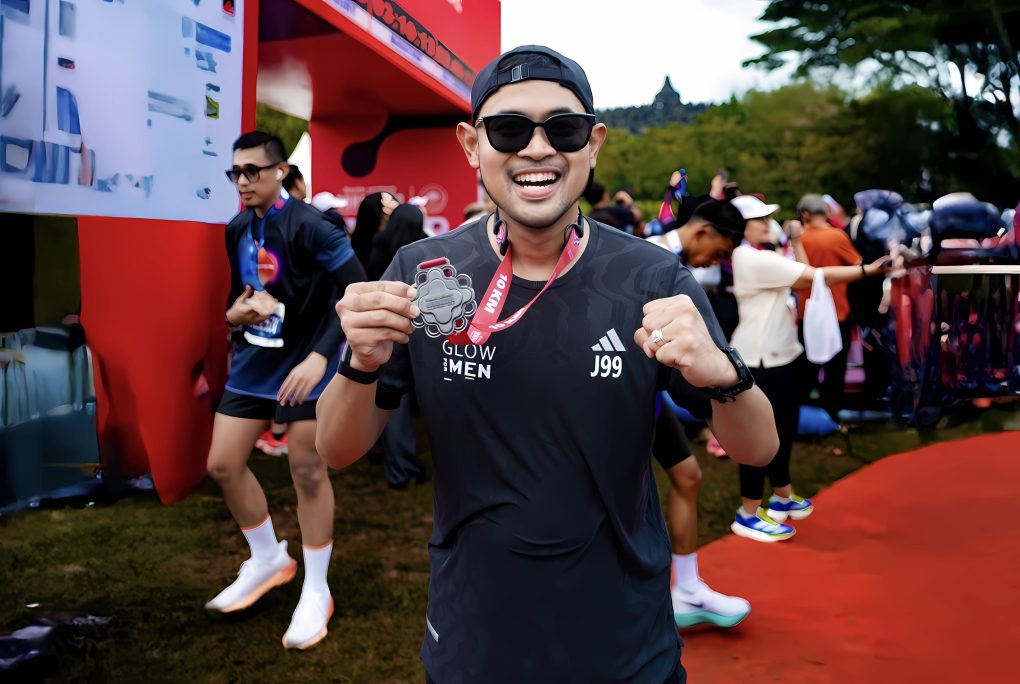 Pemilik MS Glow for Men Gilang “Juragan 99” Ikuti Ajang Borobudur Marathon