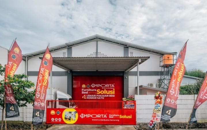 Importa Furniture membuka cabang dan pusat distribusi terbarunya di Semarang, Jawa Tengah, tepatnya di Kawasan Industri Candi Blok E1 No 58, Jalan Gatot Subroto, Ngaliyan, Semarang yang merupakan cabang ke-17. (Foto: dok. Ist)
