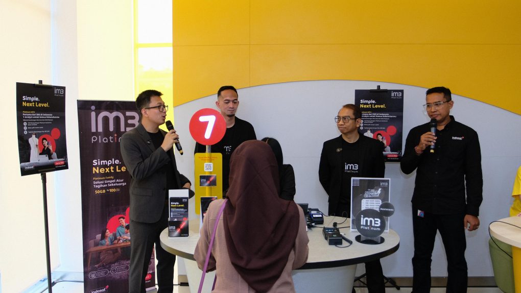 Dilengkapi teknologi AI membuat IM3 Platinum memberikan pengalaman layanan yang lebih personal kepada pelanggan. (Foto: Putri Sejati)