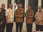 Menkumham, Supratman Andi Agtas saat menghadiri silaturahmi bersama Ikatan Notaris Indonesia (INI) di Kota Solo, Minggu 20 Juli 2025. (Foto: ist)