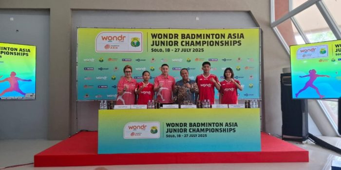 Kejuaraan bulutangkis junior se-Asia, WONDR Asia Junior Championships 2025 dihelat mulai 18 Juli hingga 27 Juli 2025 di digelar di GOR Indoor Manahan, Kota Solo, Jawa Tengah. (Foto: Putri Sejati)