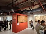 Pameran kain lukis batik bertajuk: “Nila Lokatantra” menjadi pameran perdana yang digelar Laras Art Space Alila Hotel Solo mulai 15 Juli hingga 15 Agustus 2025. (Foto: Putri Sejati)