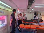 Kereta Api Indonesia (KAI) Daop 6 Yogyakarta memberikan layanan kesehatan gratis bagi masyarakat dengan menghadirkan Rail Clinic di Stasiun Pasarnguter, Rabu 27 Agustus 2025. (Foto: Putri Sejati)