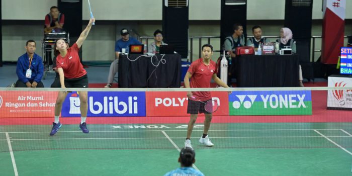 Fredy Setiawan/Khalimatus Sadiyah sebagai unggulan pertama memastikan diri melenggang ke partai final usai menang atas Pramod Bhagat/Manisha Ramadass 21-18, 13-21, 22-20. (Foto: dok. PIPBI 2025)